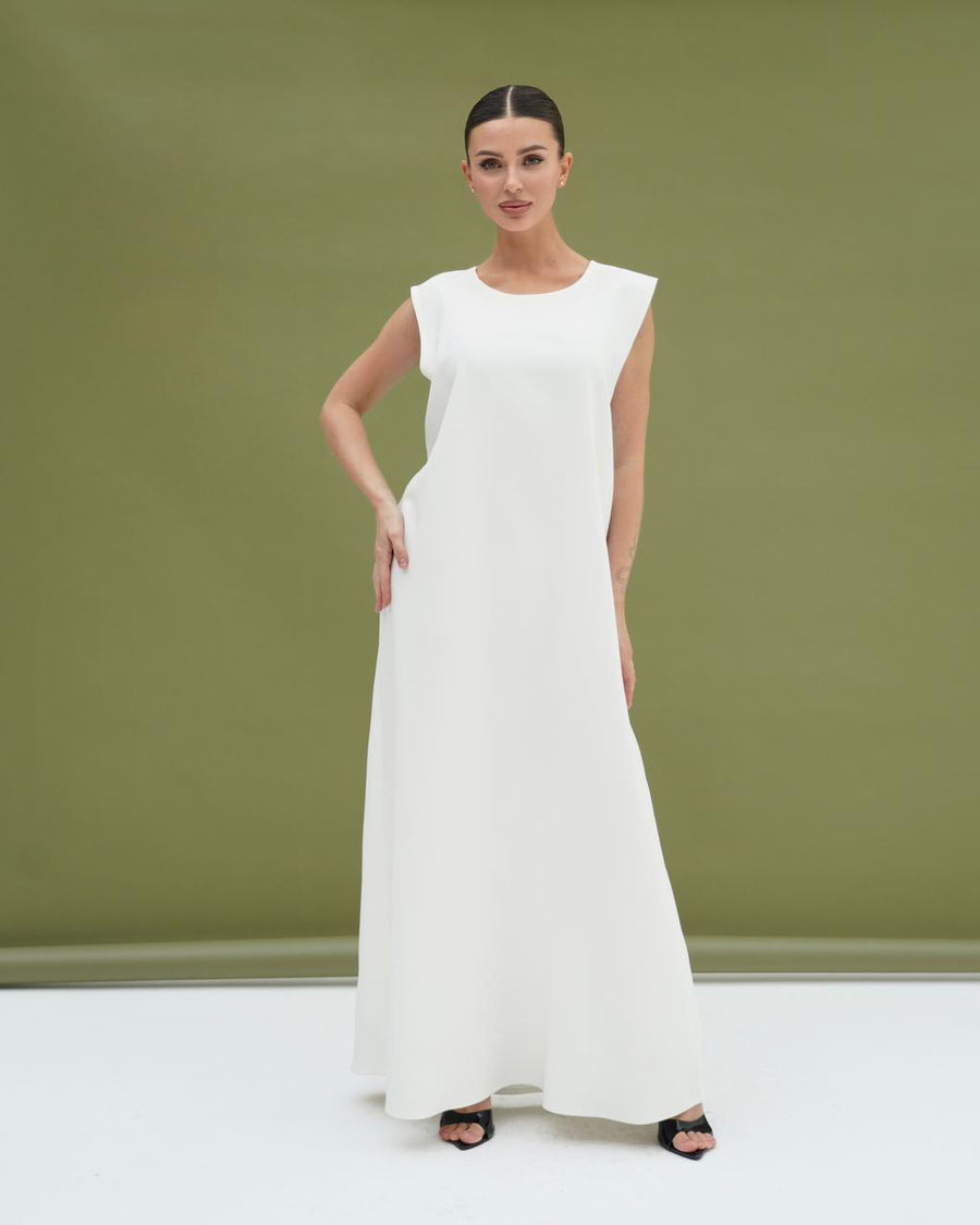 THE NAYA | Warm White Cut Sleeve