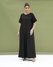 THE NAYA | Black Half Sleeve